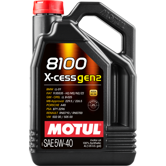 MOTUL 8100 X-CESS GEN2 5W-40